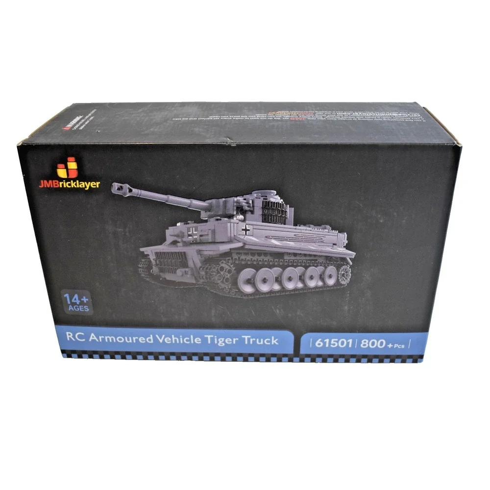 JMBricklayer 61501 RC Armoured Vehicle Tiger Tank Truck 800 Pieces New